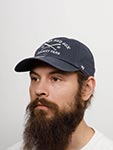 Бейсболка 47 BRAND арт. Cross Bats Boston Red Sox MLB (синий / серый)
